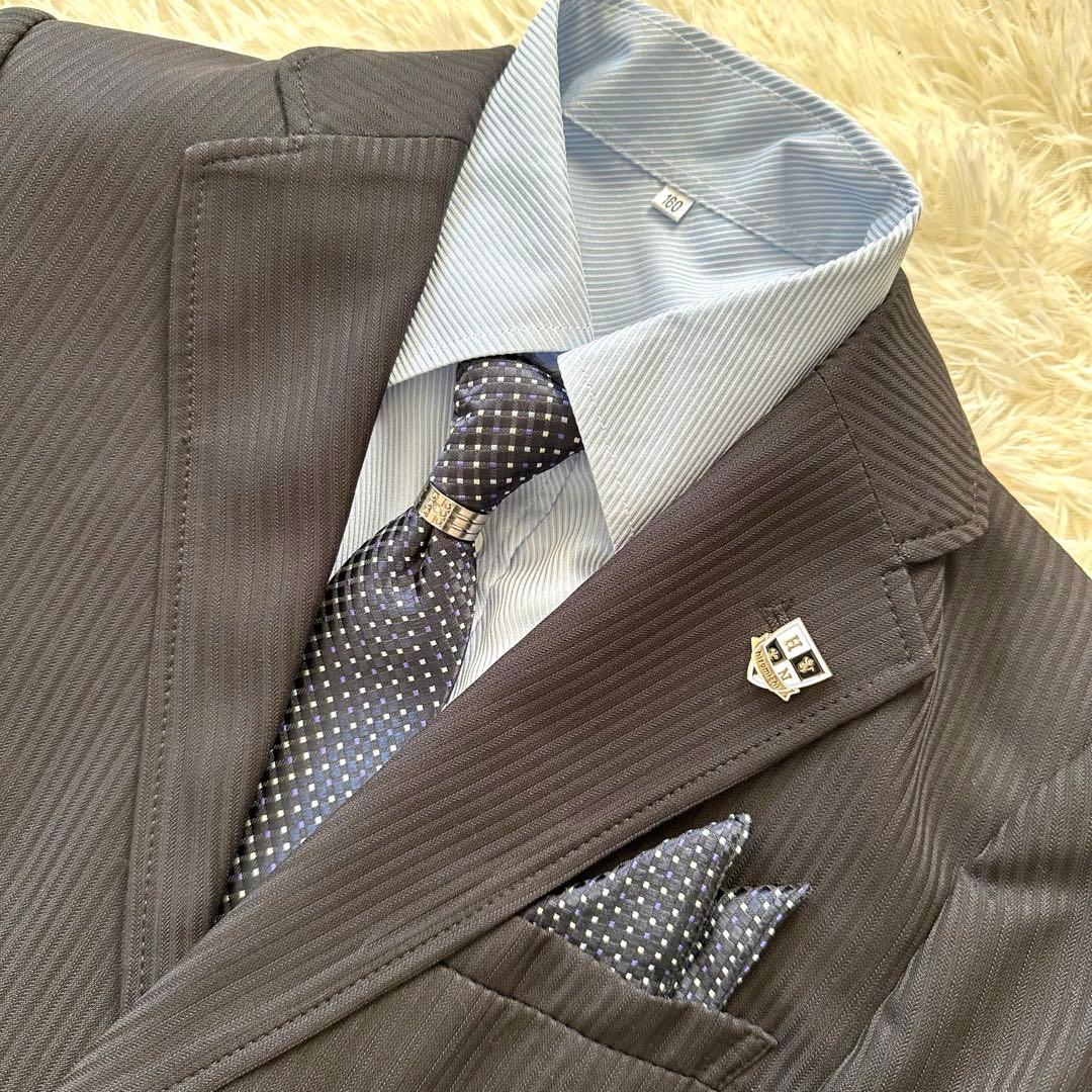 美品【ヒロミチナカノ】フォーマルスーツセット　卒業式　160