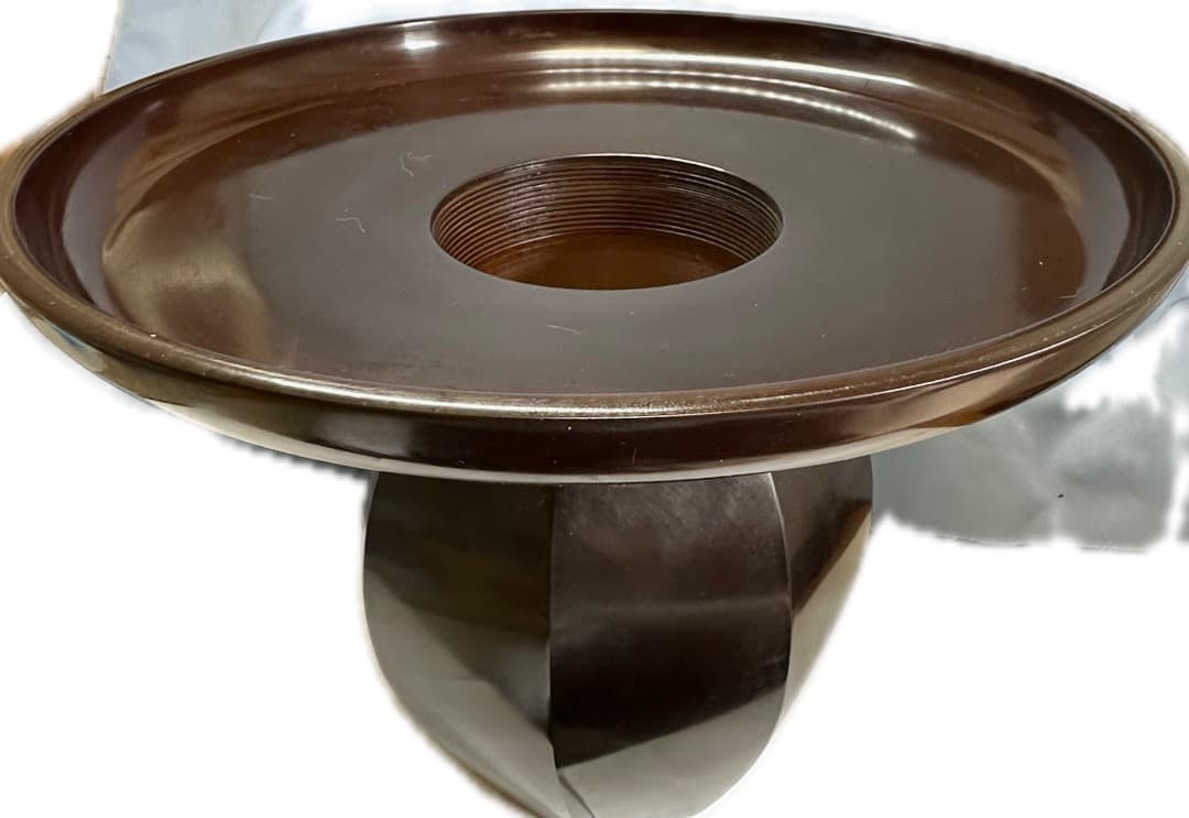 池坊 いけばな・唐銅製「八角型花器」花生・華道