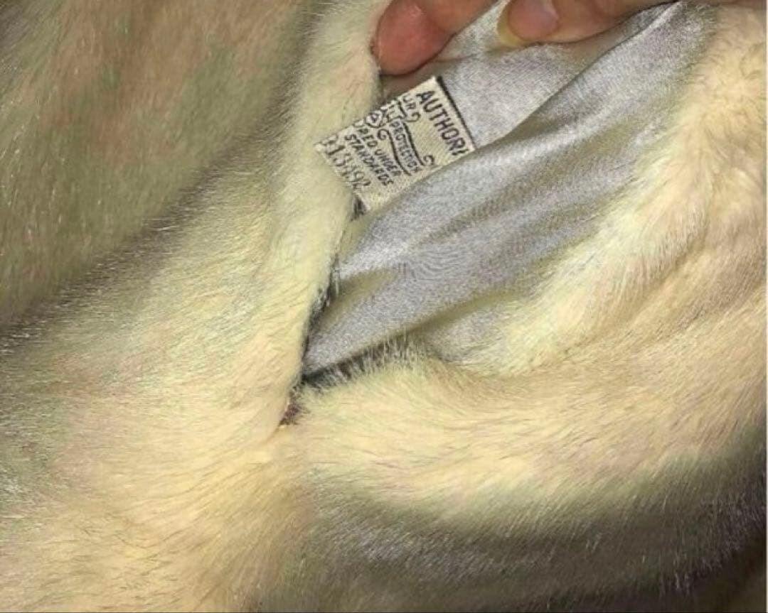 毛皮美品❣️希少デザイン★パロミノミンクヴィンテージミドル丈 女優風 9〜11号