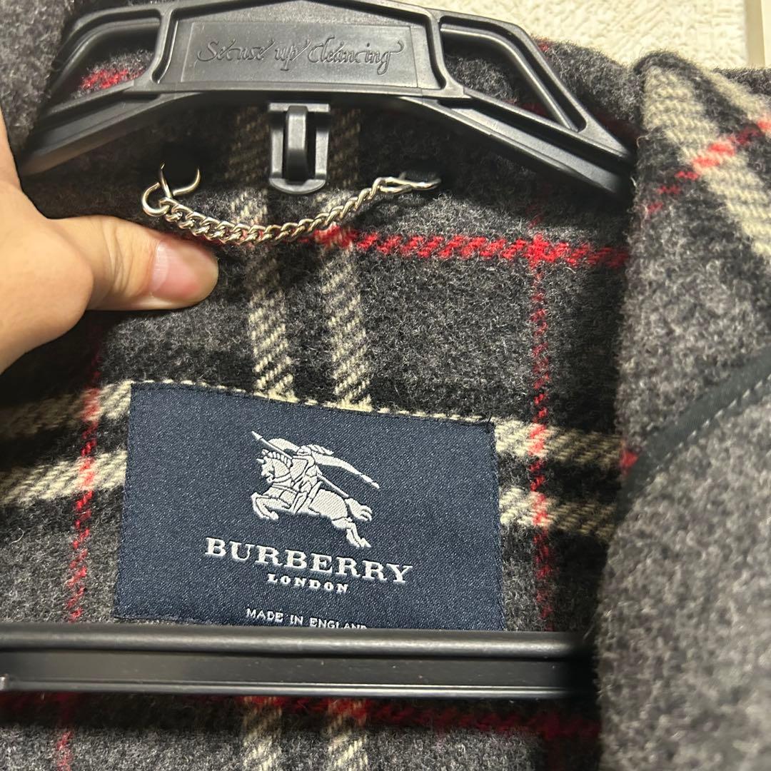 【未使用級】BURBERRY バーバリー スペシャリティ ダッフルコート　グレー