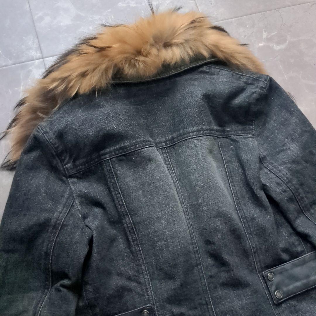 EPOCA リアルファー デニムジャケットラクーン おしゃれ