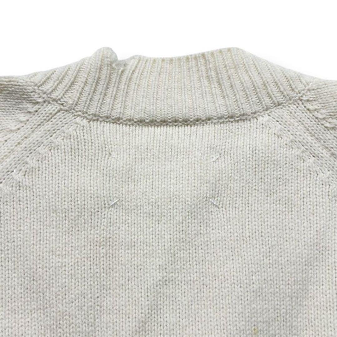 美品 マルジェラ デストロイ ダメージ ニット セーター カーディガン メンズ