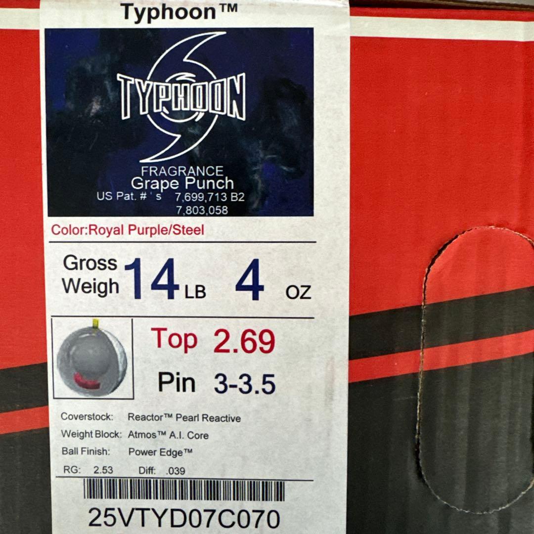 Typhoon ボウリングボール 14ポンド