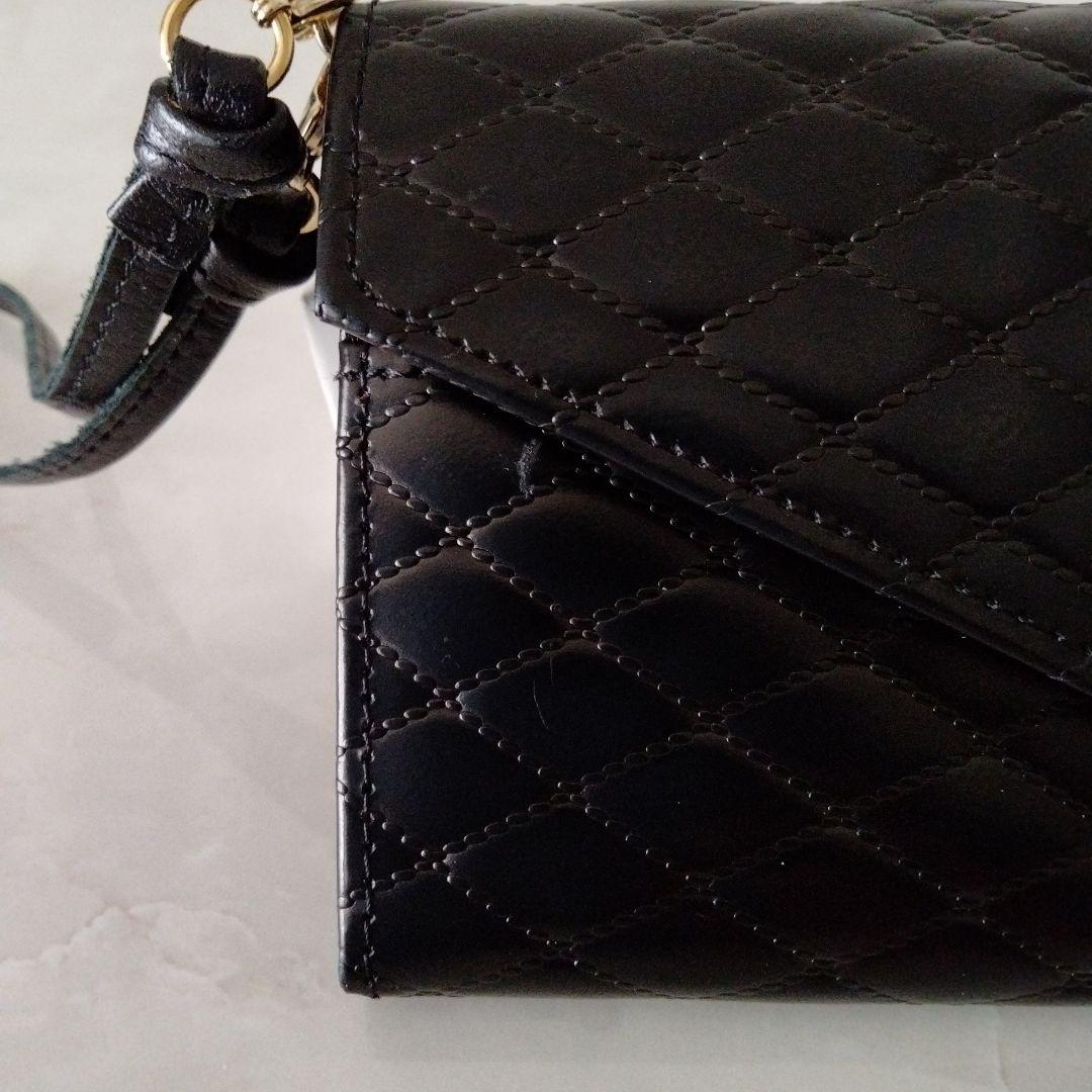 INTRODUCTION ブラック 長財布 キルティング