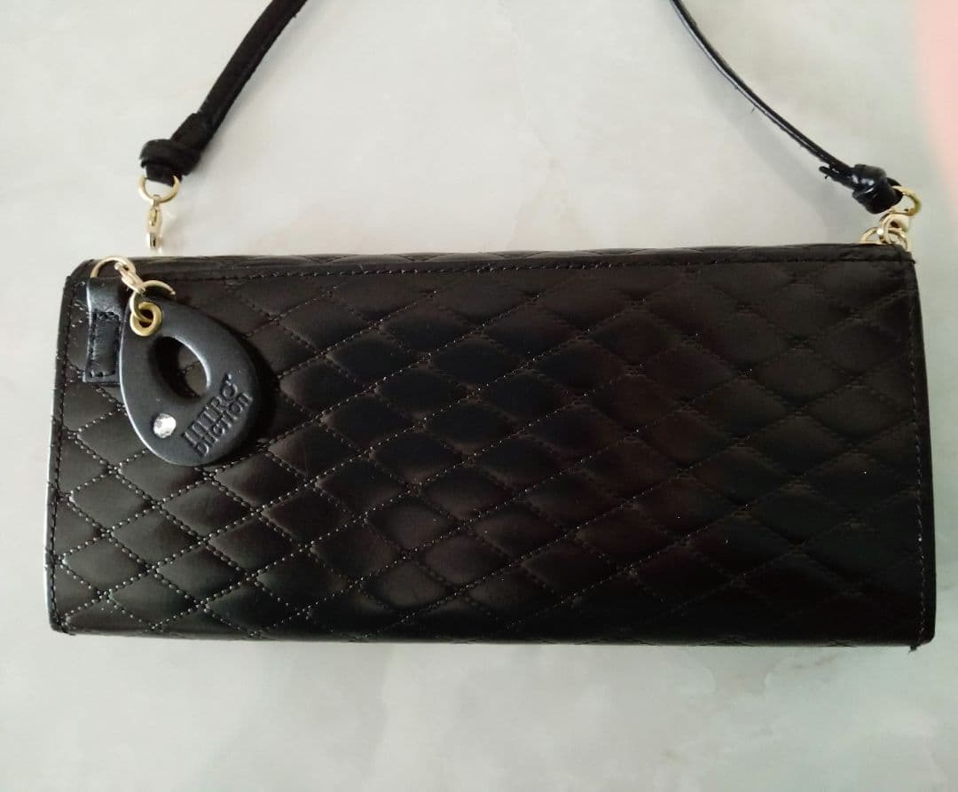 INTRODUCTION ブラック 長財布 キルティング