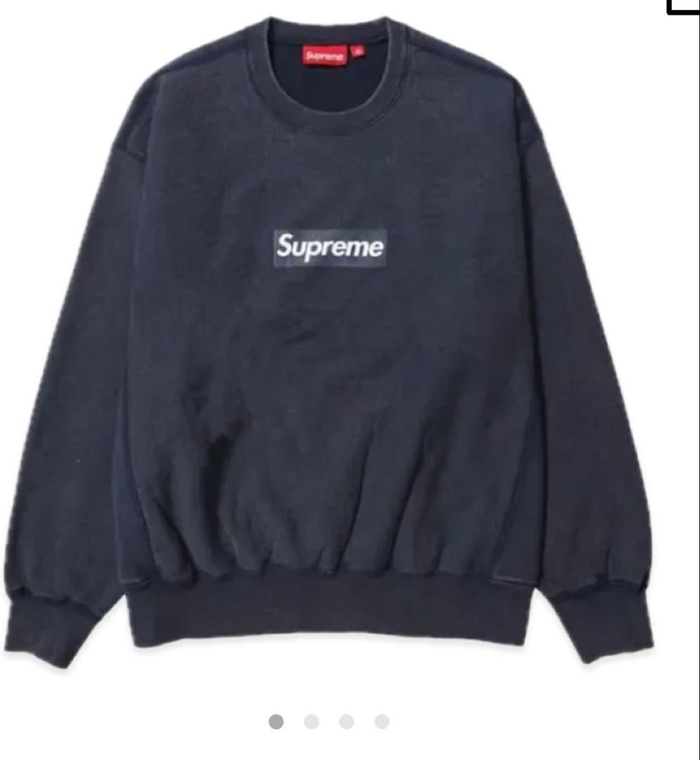 トップス Supreme Washed Box Logo Crewneck \