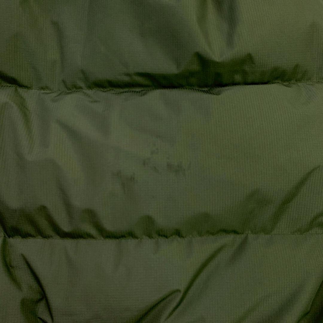 現行タグ★ポロラルフローレン ダウンベスト ビッグポニー カーキ L　D693