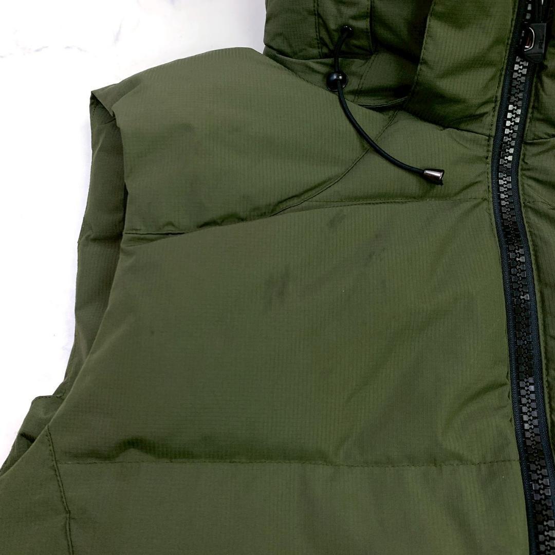 現行タグ★ポロラルフローレン ダウンベスト ビッグポニー カーキ L　D693