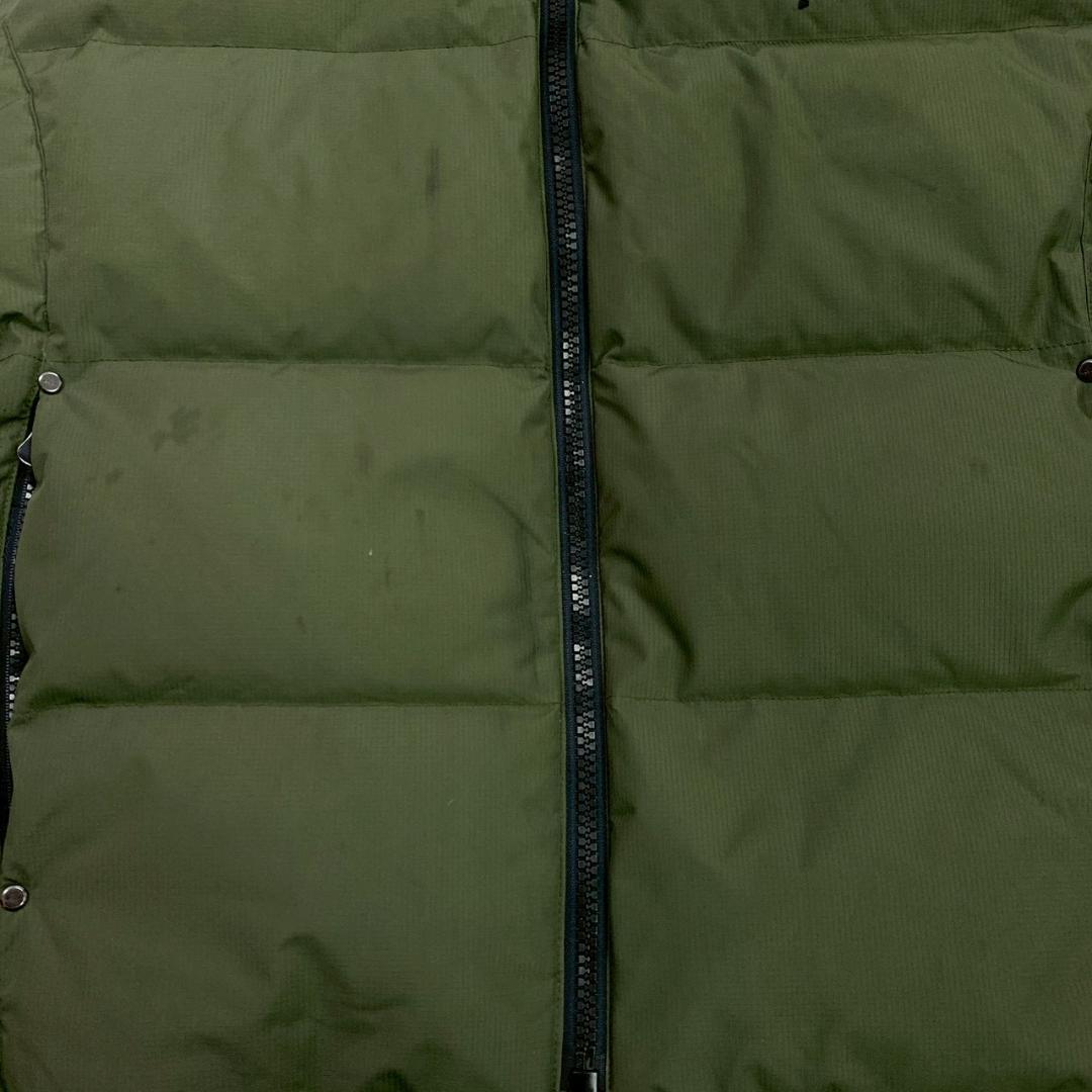 現行タグ★ポロラルフローレン ダウンベスト ビッグポニー カーキ L　D693