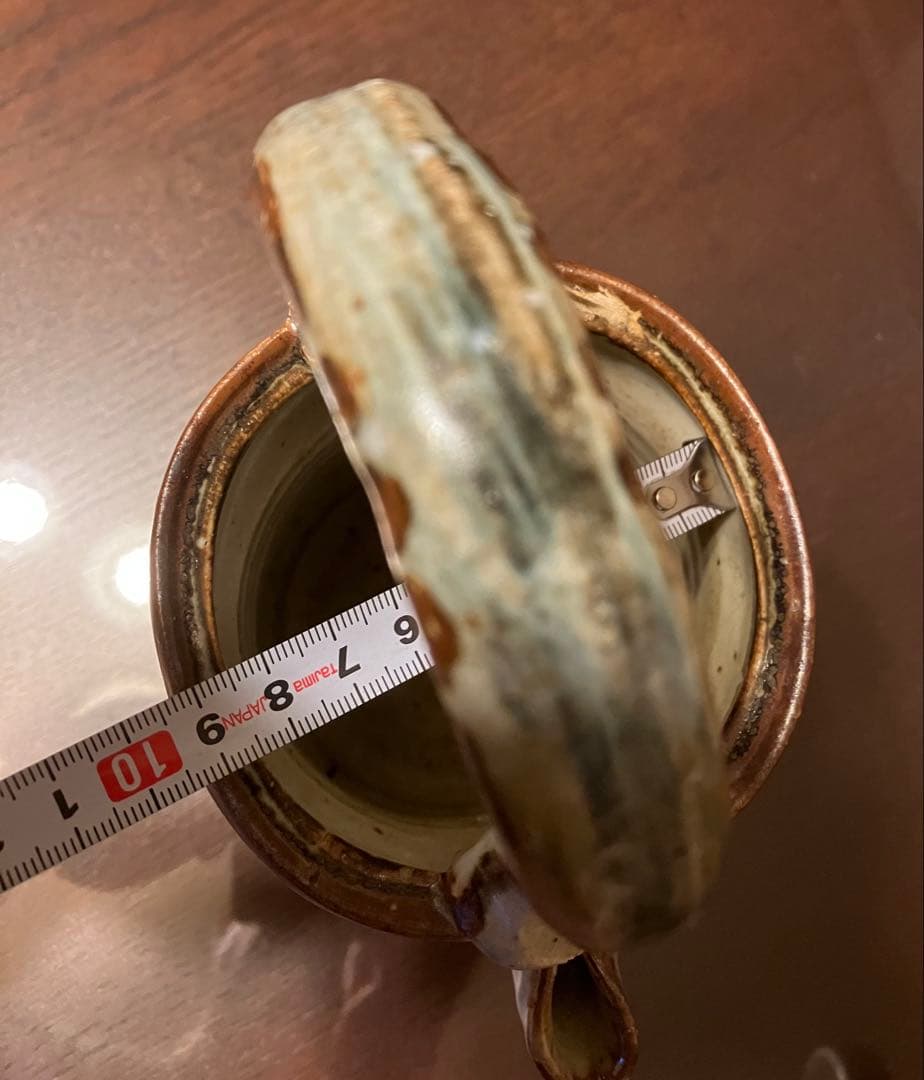 Roy & Chieko 笠間焼 水差し（内径8.5cm 高さ取手含む25cm）