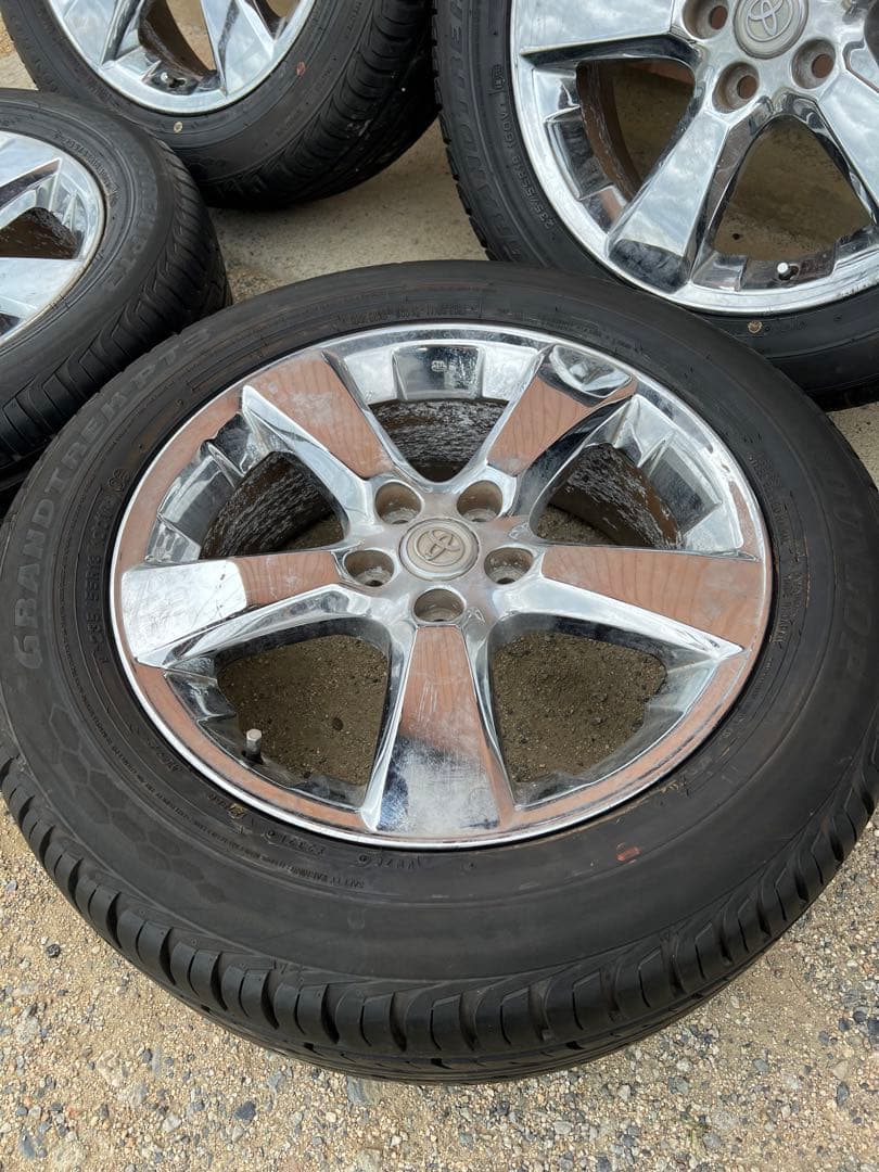 国産　2021年製　235/55R18 4本　トヨタ純正　ハリアー　ヴァンガード