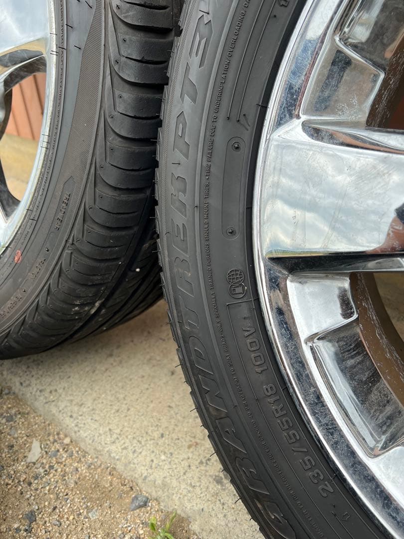 国産　2021年製　235/55R18 4本　トヨタ純正　ハリアー　ヴァンガード