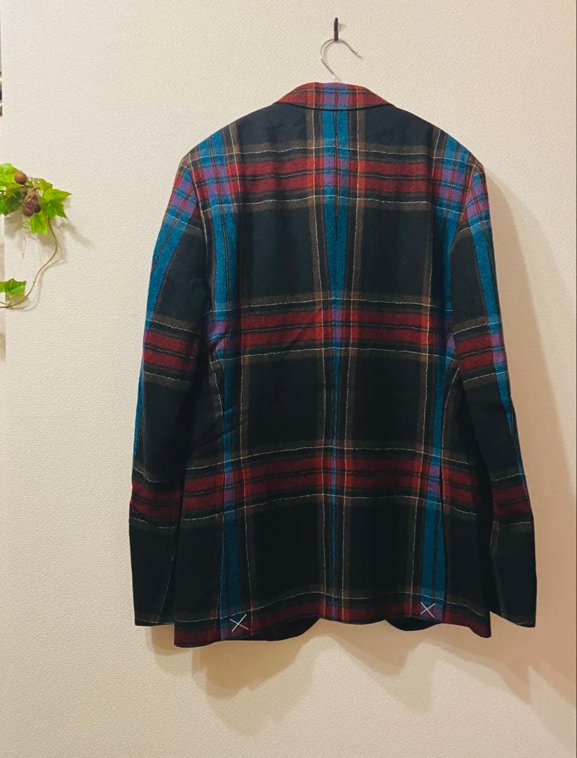 ETRO エトロ チェック柄 テーラードジャケット 48