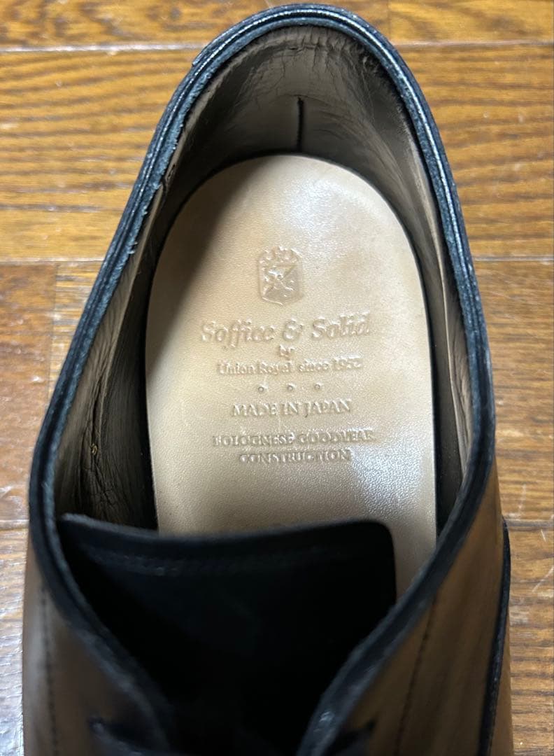 soffice & solid キャップトゥ　サイズ7（25cm）