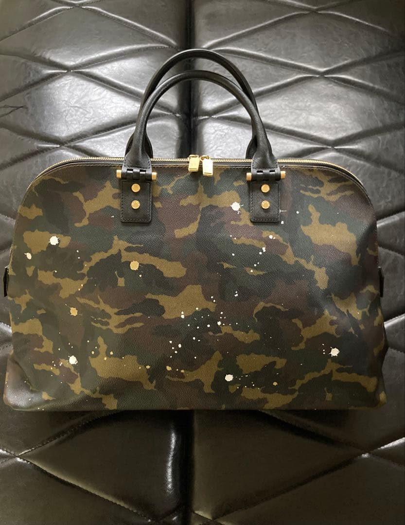 【おまけ付】GENTILBANDIT ジャンディバンティ 迷彩柄 ボストンバック