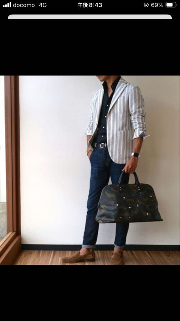 【おまけ付】GENTILBANDIT ジャンディバンティ 迷彩柄 ボストンバック