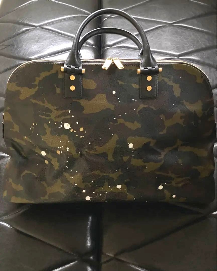 【おまけ付】GENTILBANDIT ジャンディバンティ 迷彩柄 ボストンバック