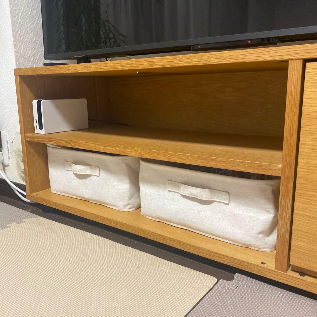 モモ　無印良品　テレビボード　ナチュラル