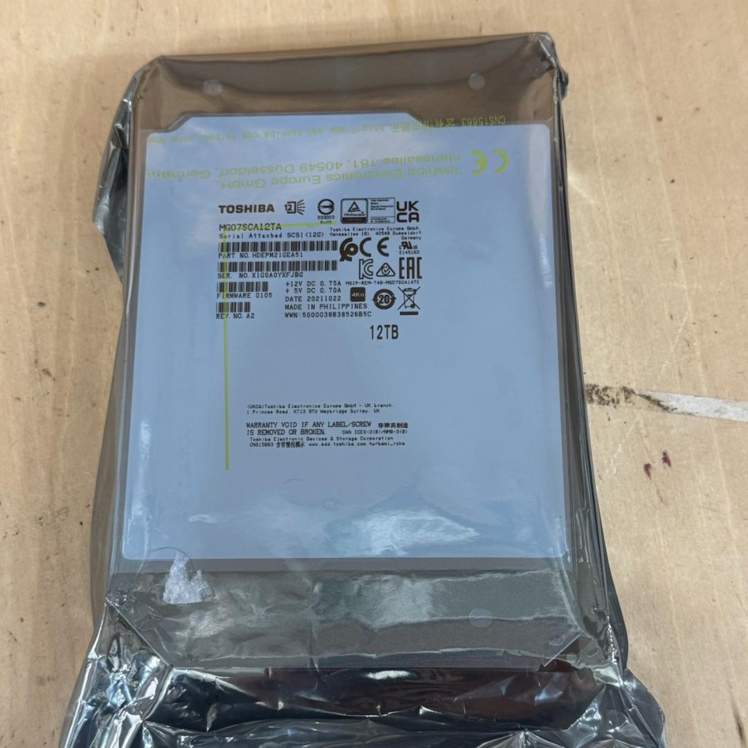 Toshiba MG07SCA 12TB ハードドライブ HDD