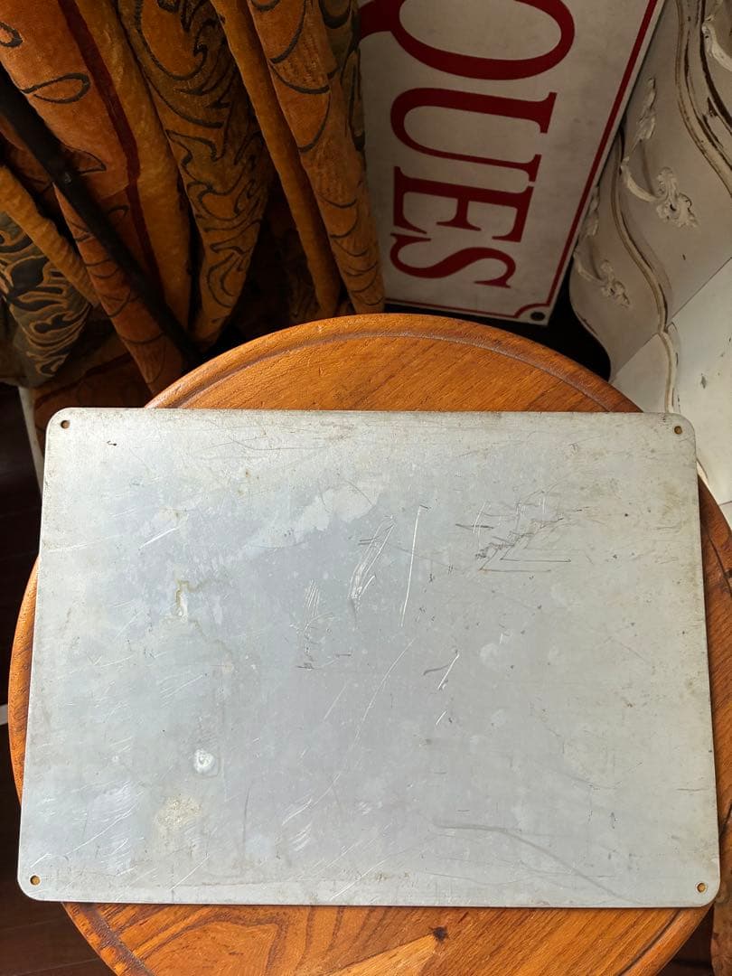 アンティーク　サイン　プレート　看板　道路標識　交通標識　NOTICE アメリカ