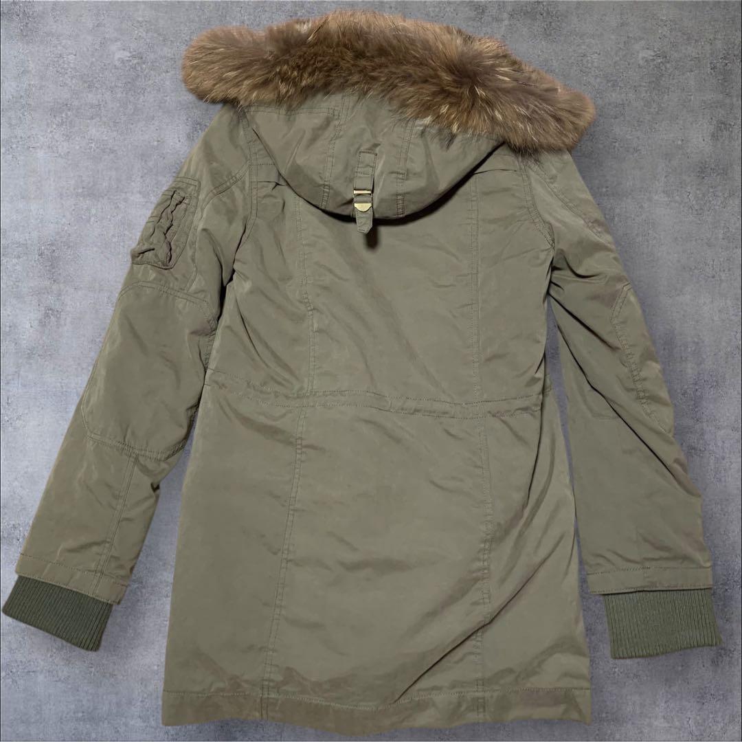 y2k グランジ　平成ギャル モッズコート　ヒョウ柄　ファー付き　3way