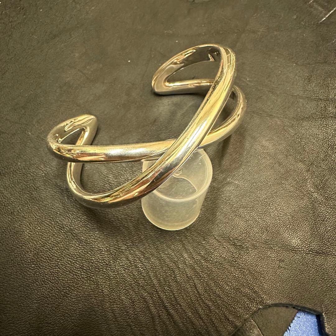 4℃ silver バングル