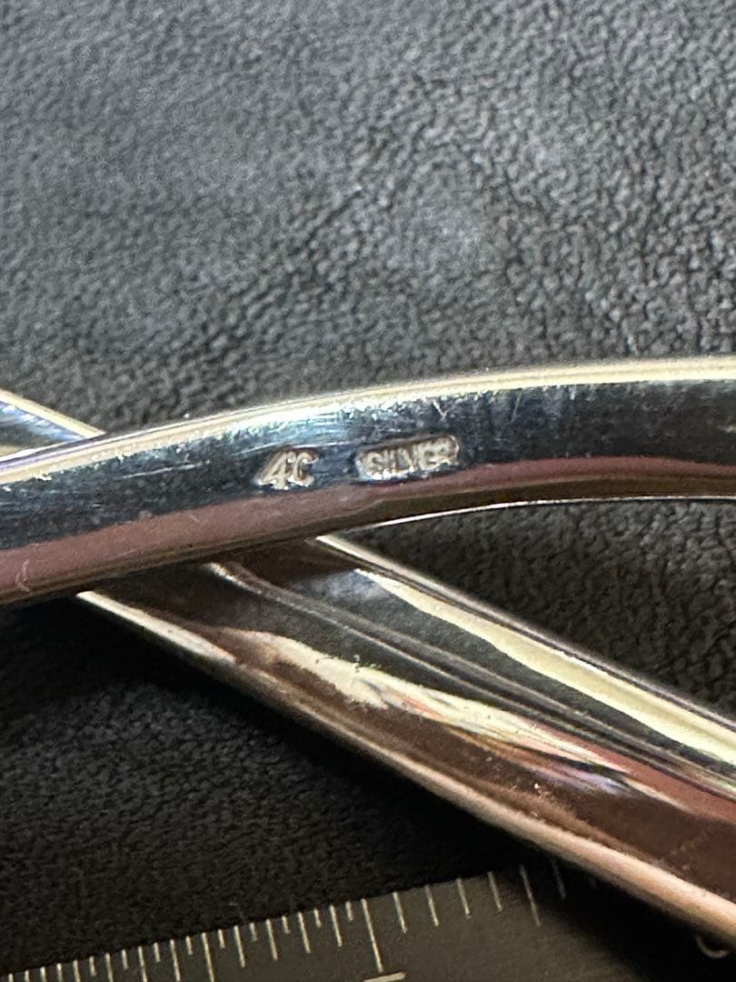 4℃ silver バングル