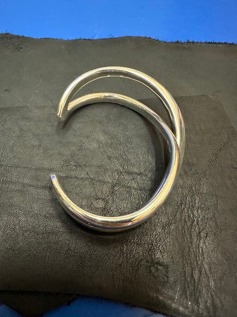 4℃ silver バングル