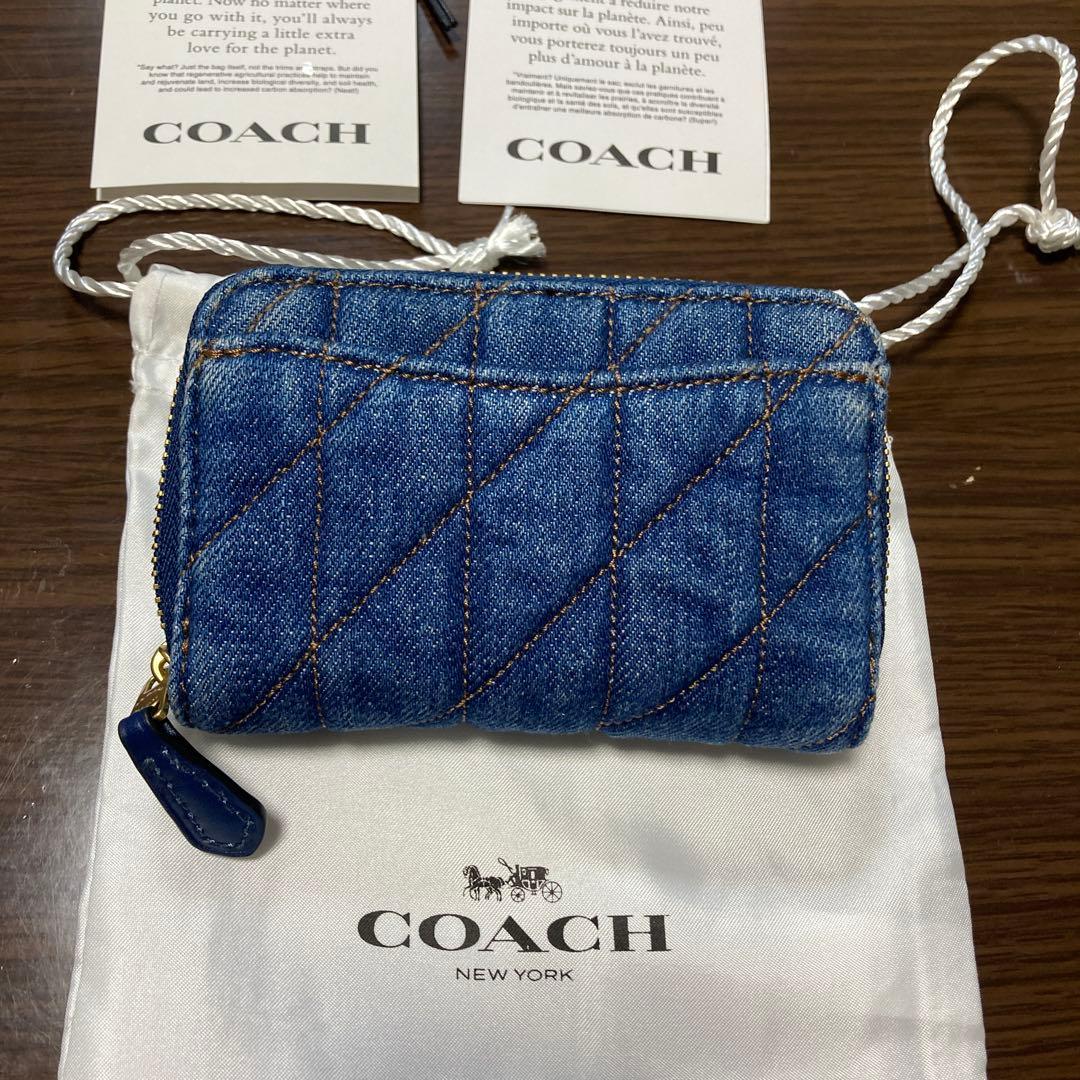 コーチ　ケース　デニム 新品未使用