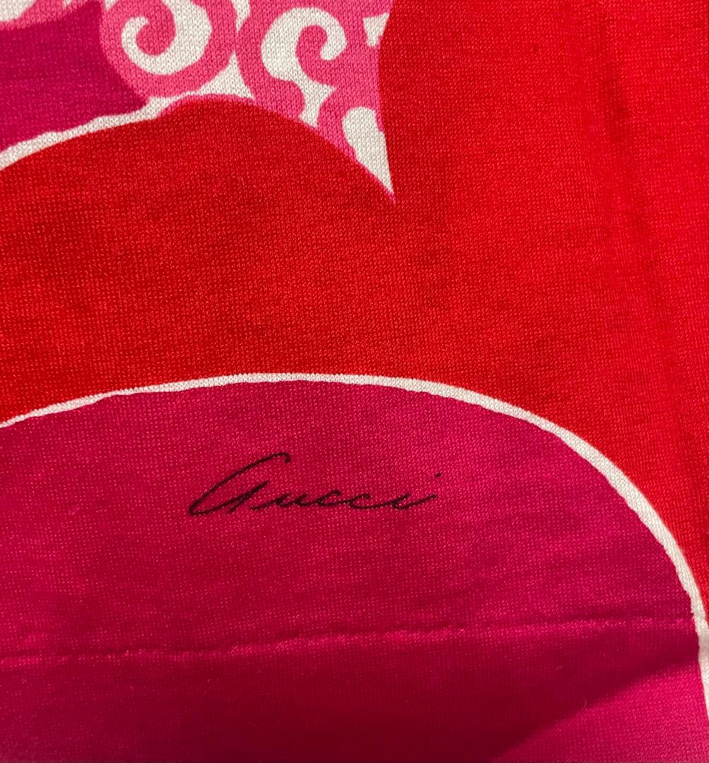 Gucci シルクシャツ　赤　トムフォード期 ヴィンテージ　美品　正規店購入