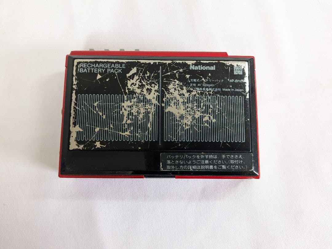 【ジャンク品】 ナショナル ポータブルカセットプレーヤー RX-SA200
