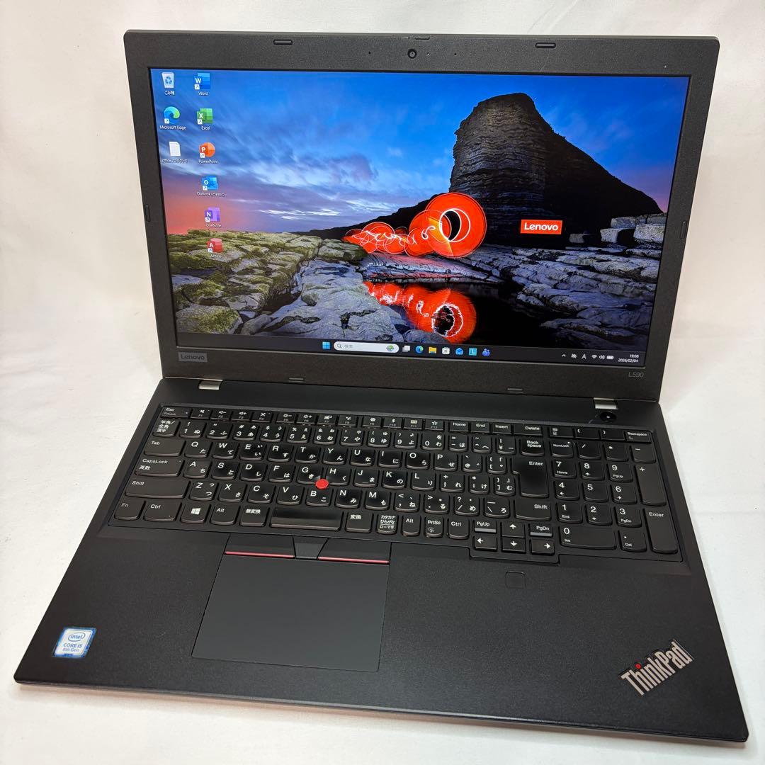 美品 ThinkPad L590 第8世代 i5 15.6型 フルHD オフィス
