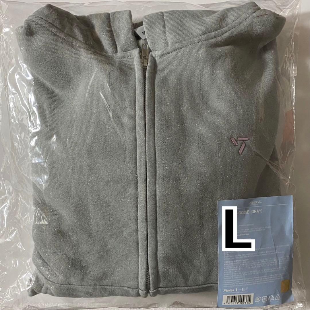 SEVENTEEN NEW_ ZIP フーディー グレー Lサイズ