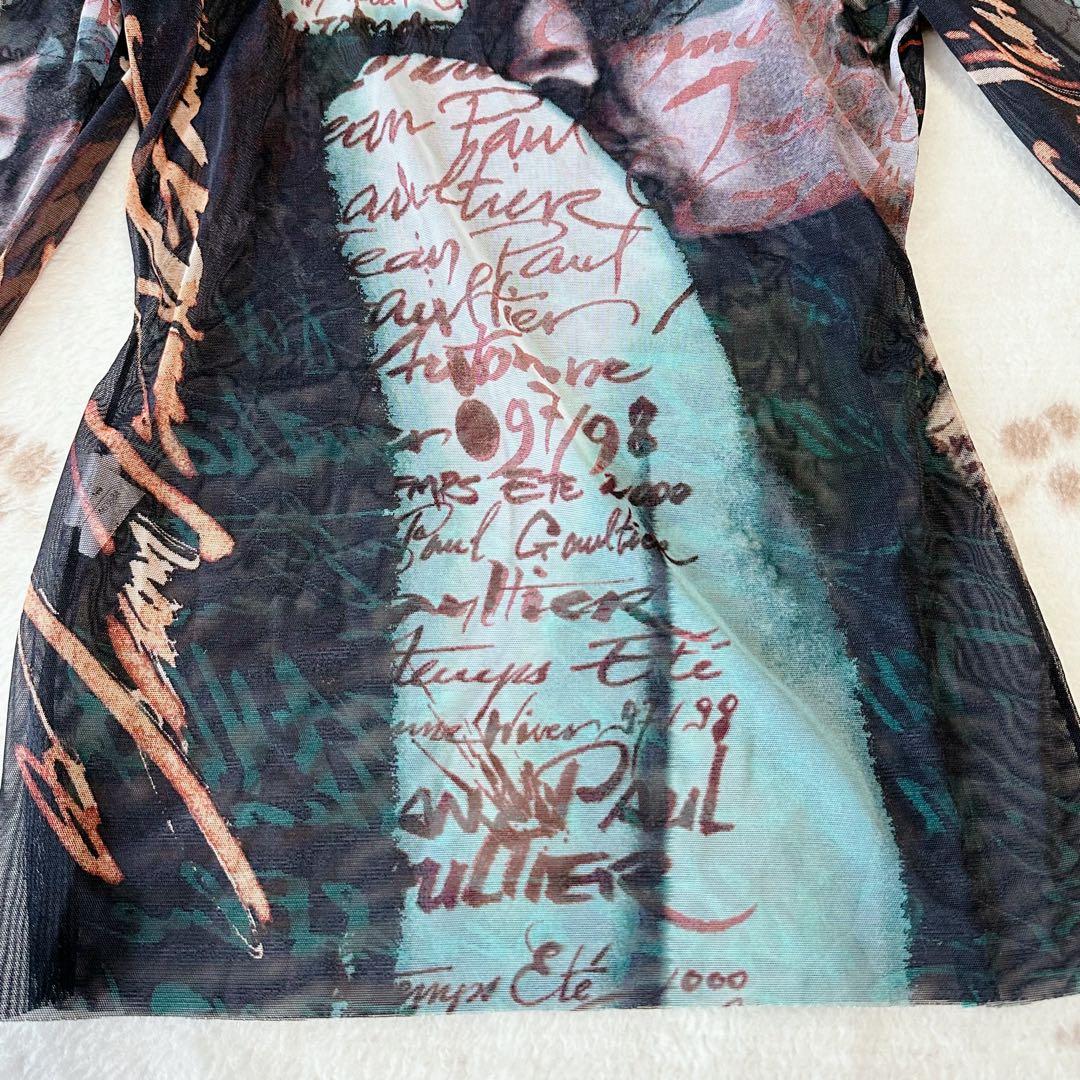 トップス Jean Paul Gaultier Fight Racism MESH TOP