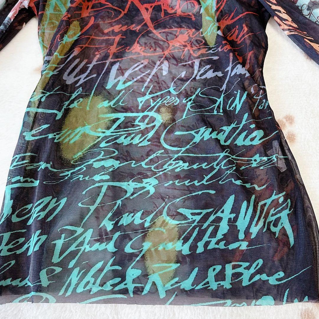 トップス Jean Paul Gaultier Fight Racism MESH TOP