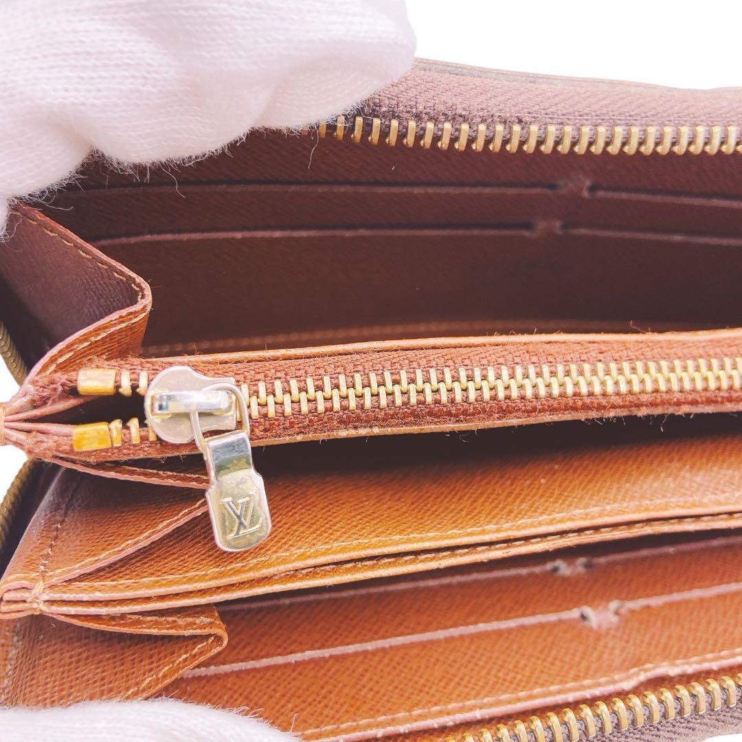 【ジャンク】LOUIS VUITTON モノグラム ジッピーウォレット☆鑑定済み