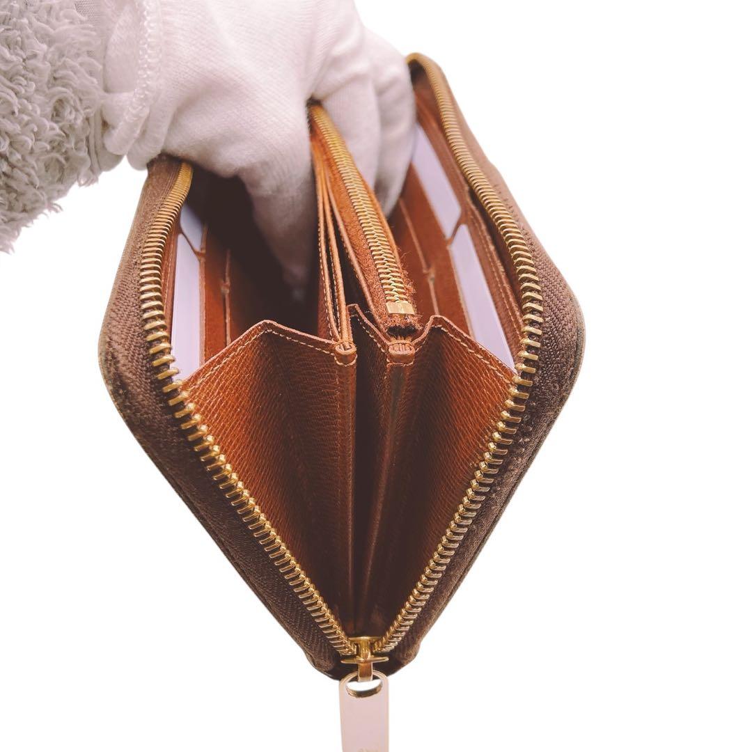 【ジャンク】LOUIS VUITTON モノグラム ジッピーウォレット☆鑑定済み