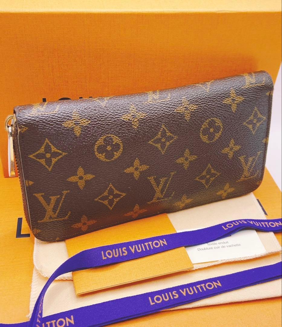 【ジャンク】LOUIS VUITTON モノグラム ジッピーウォレット☆鑑定済み