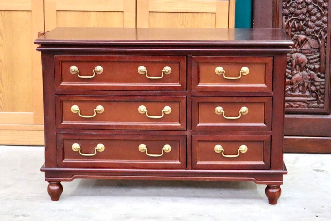 GMIK387B○3段チェスト サイドチェスト 箪笥 収納家具 引き出し 花台