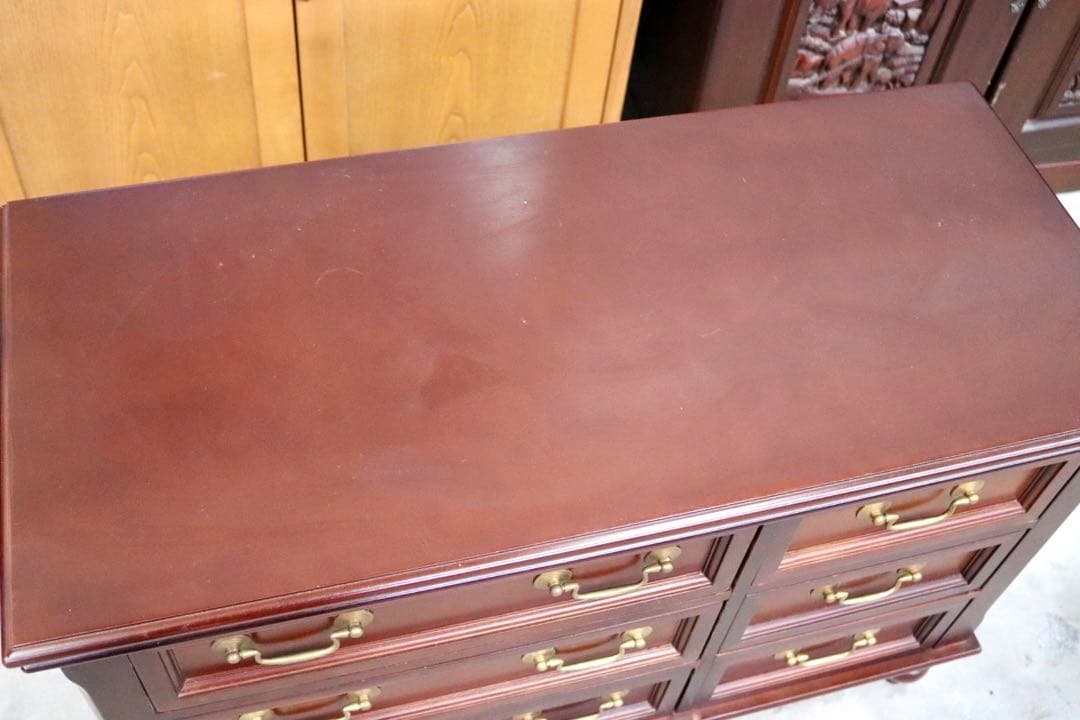 GMIK387B○3段チェスト サイドチェスト 箪笥 収納家具 引き出し 花台