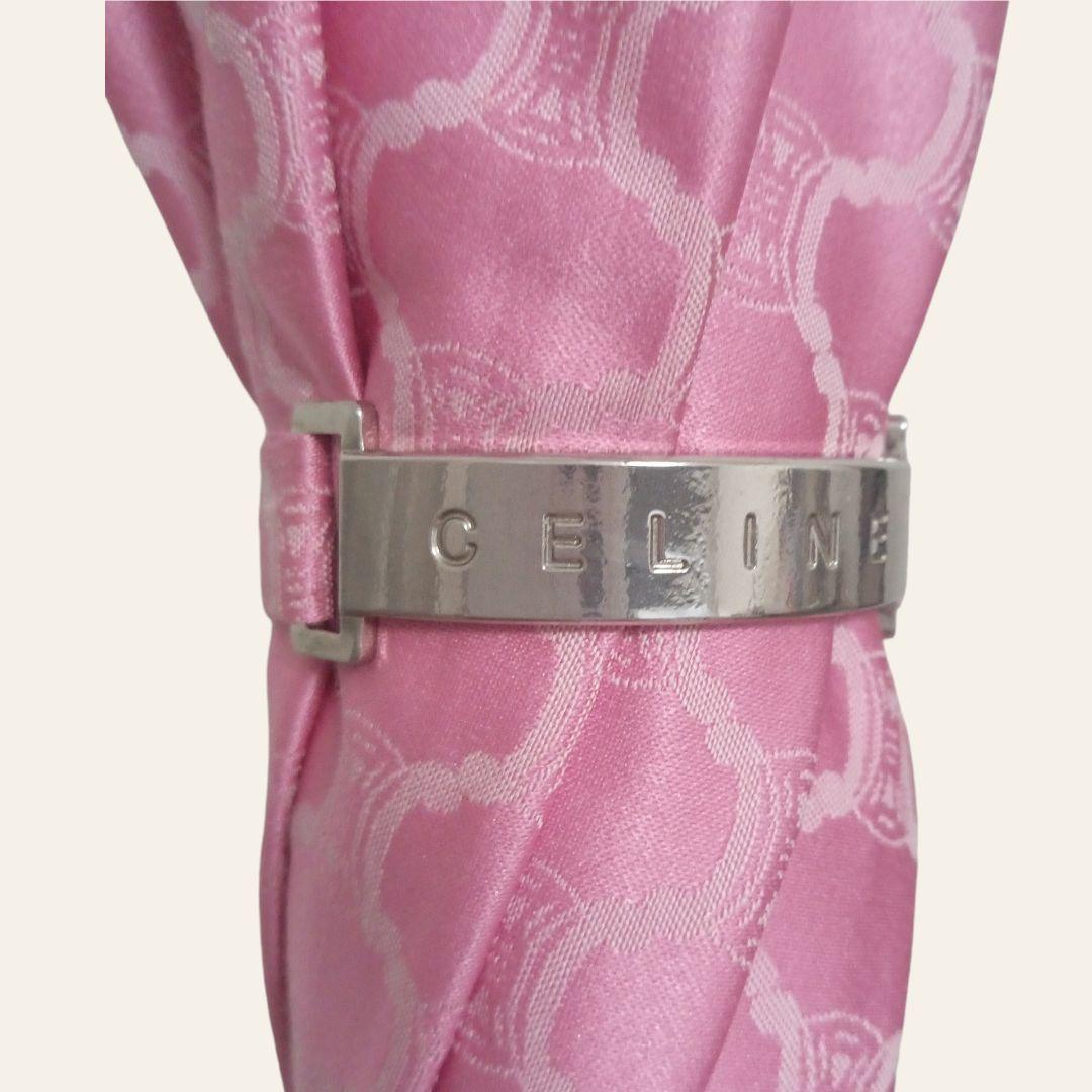 美品★CELINE★セリーヌ★マカダム柄★雨傘★軽量