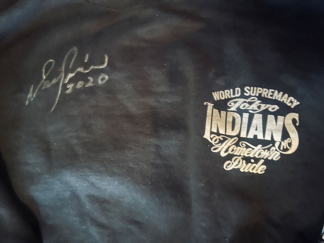 東京インディアンズ・島さんサイン入りスエット美品