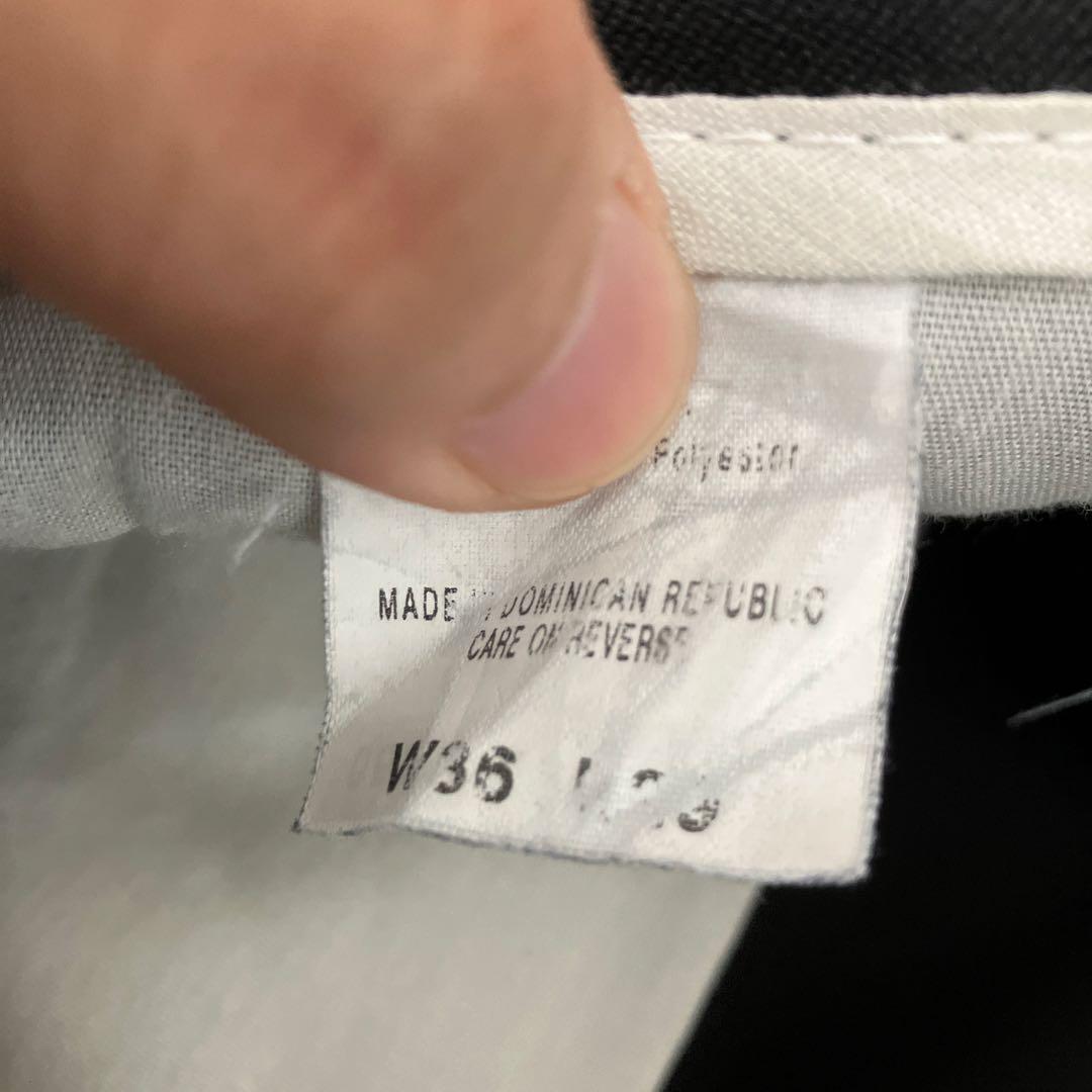 【WGC】リーバイス アクションスラックス黒 フラッシャー付き 36×29