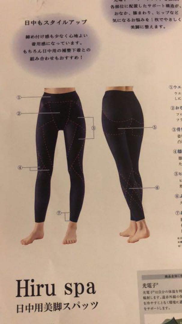 【新品同様】光電子繊維　プアボーテ　ヒルスパ　＃hiruspa Lサイズ