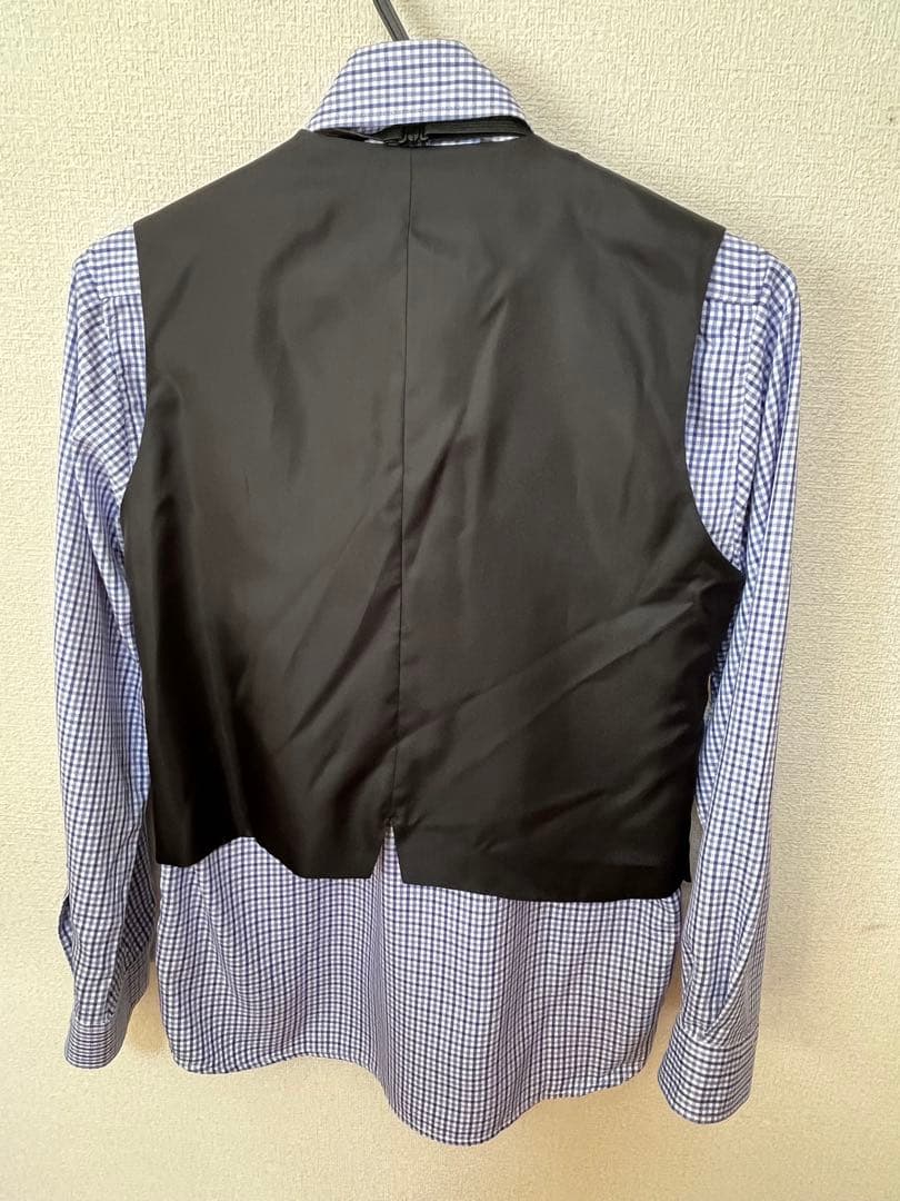 【男の子】ワンダーファクトリーフォーマルスーツ 160Ａネイビーブルーチェック