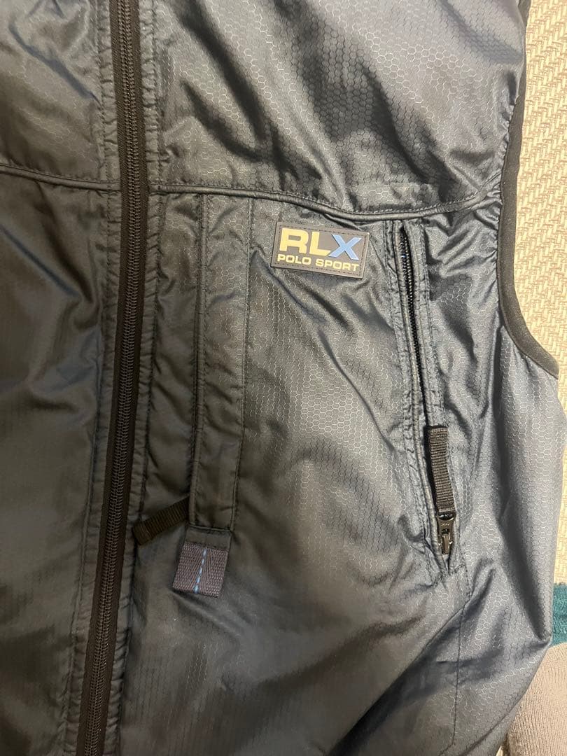 トップス RLX POLO SPORT down vest black archive