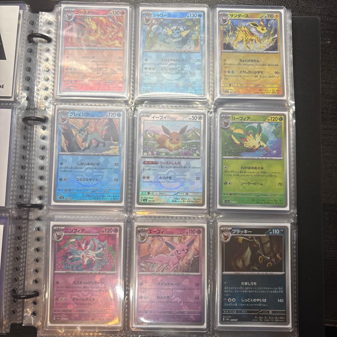 テラスタルフェス ブイズ モンボ コンプ セット rr ノーマル