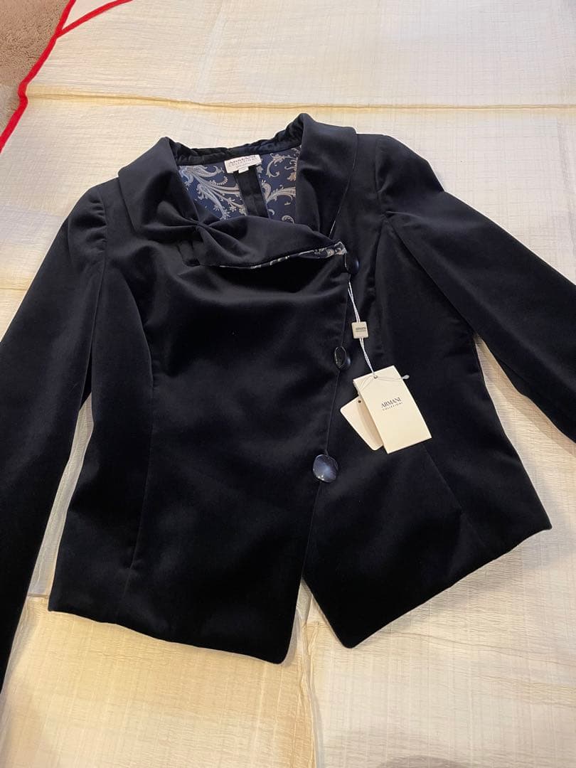 未使用品！ARMANI collezioni ベロアジャケット