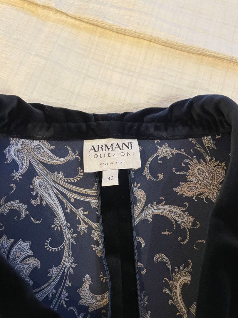 未使用品！ARMANI collezioni ベロアジャケット