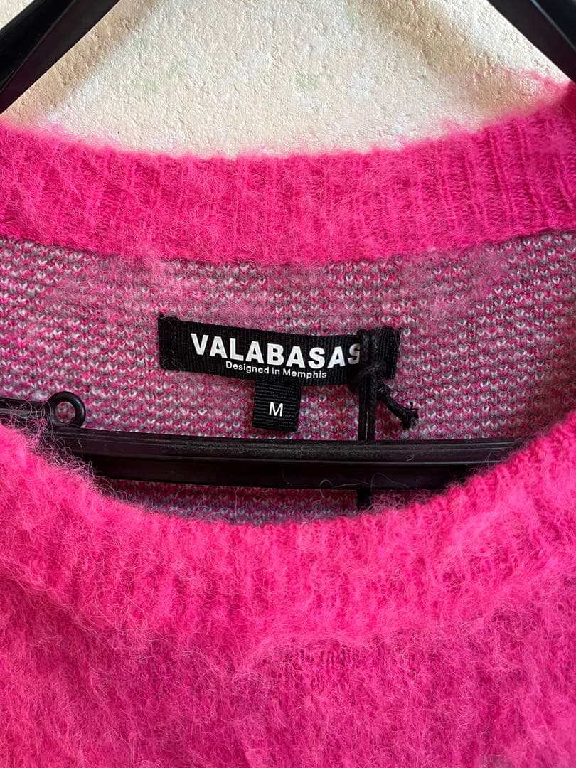 (新品) VALABASAS ピンク グラデーションセーター M